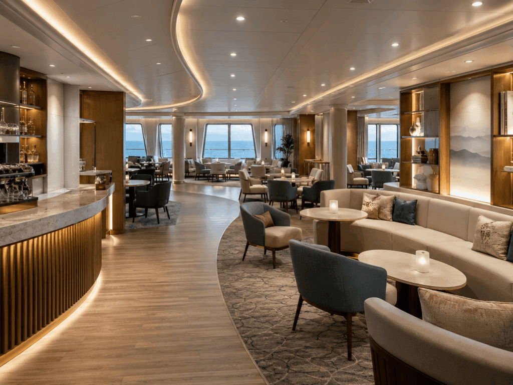 How Public Area Furniture Is Planned for Cruise Ships